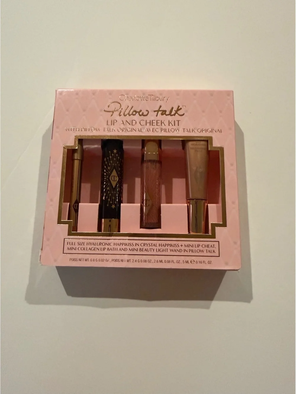 NIB Charlotte Tilbury Pillow Talk Lip and Cheek Kit